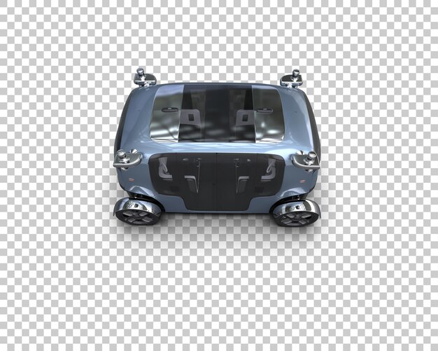 Realistisk bil isoleret på baggrund 3D-rendering illustration