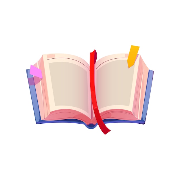 Realistyczna ilustracja książek