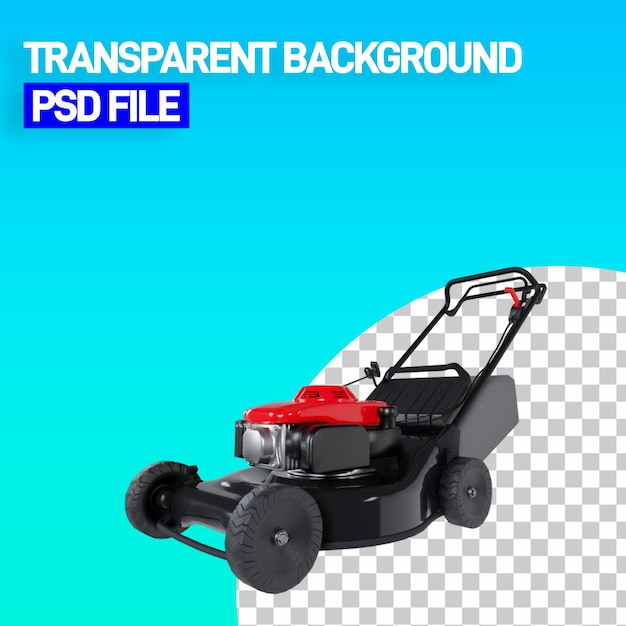 Realistyczna kosiarka PNG PSD