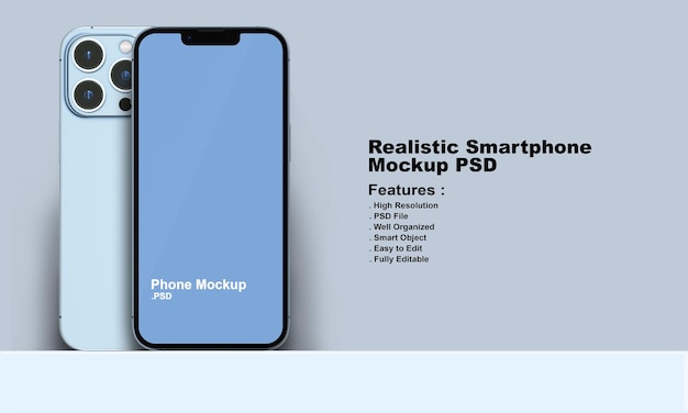 Realistyczna Makieta Smartfona Premium