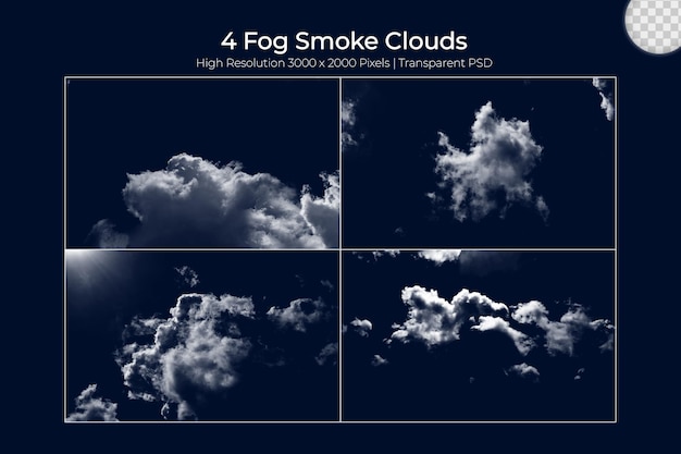 Realistyczna Mgła Para Mgła Chmury Se
