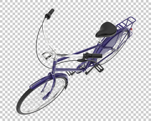 Realistyczny Rower Odizolowany Na Przezroczystym Tle Ilustracja Renderowania 3d