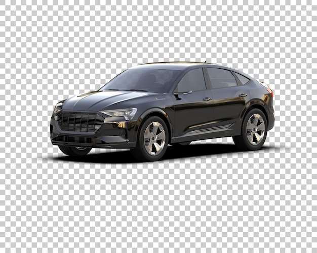 Realistyczny SUV odizolowany na tle ilustracja renderingu 3D