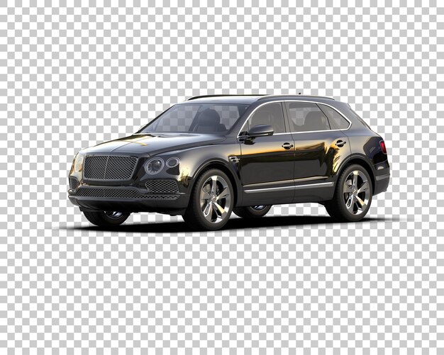 Realistyczny SUV odizolowany na tle ilustracja renderingu 3D
