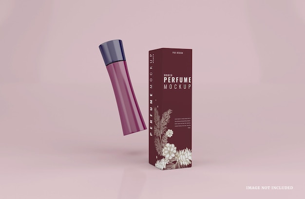 Realistyczny Szablon Makiety Perfum Dla Kobiet