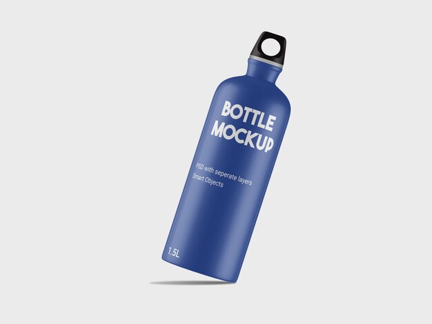 PSD realistyczny wzór butelki z wodą