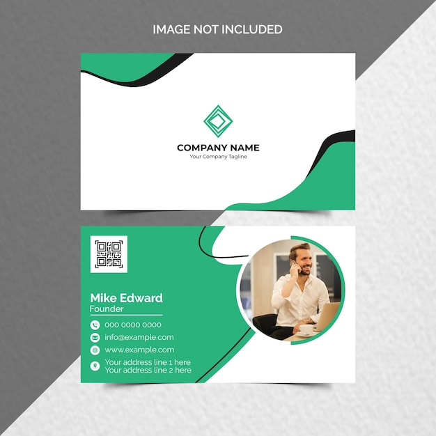 Realtor Business card design template For Real Estate Business