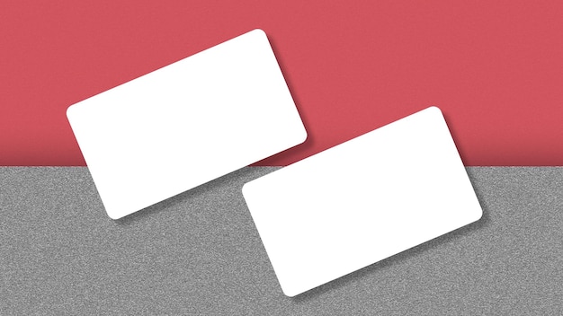 reasilstic moderne lege visitekaartje minimale mockup