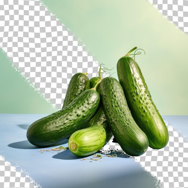 PSD recently harvested cucumbers