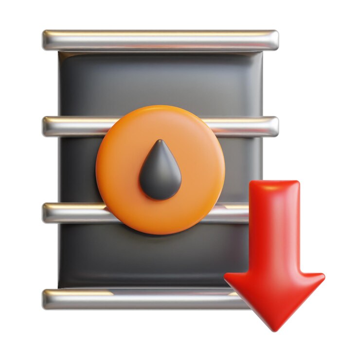 PSD recession concept high quality render illustration and icon
