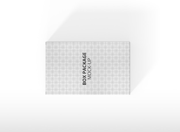 PSD rechthoekige doos en productverpakkingsdoos mockup voor rechthoekige doos mockup