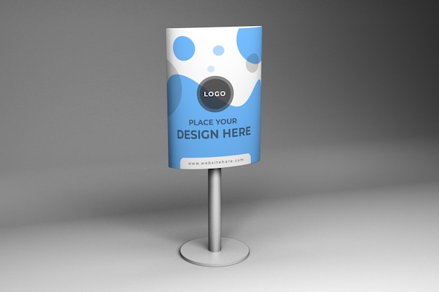 PSD reclame stand mockup