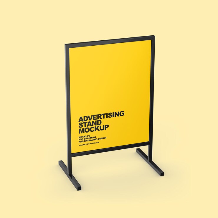 Reclamestandaard Mockup