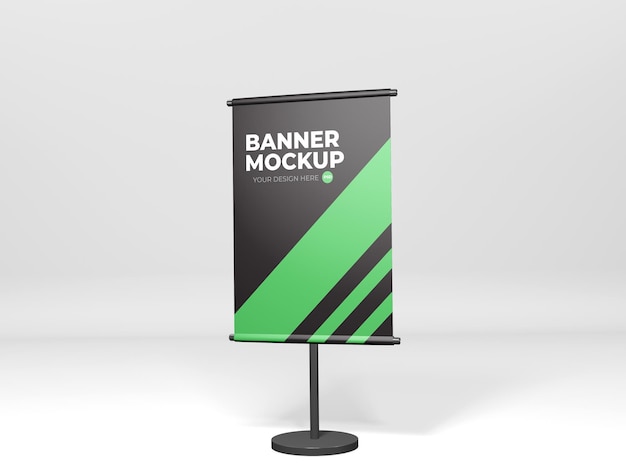 Reclamestandaard poster banner mockup