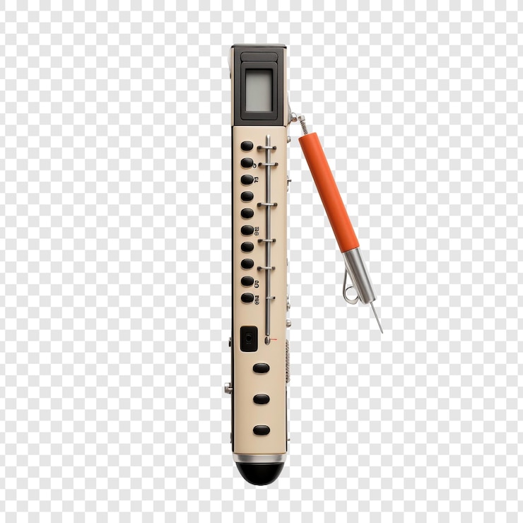 PSD recorder isolated on transparent background