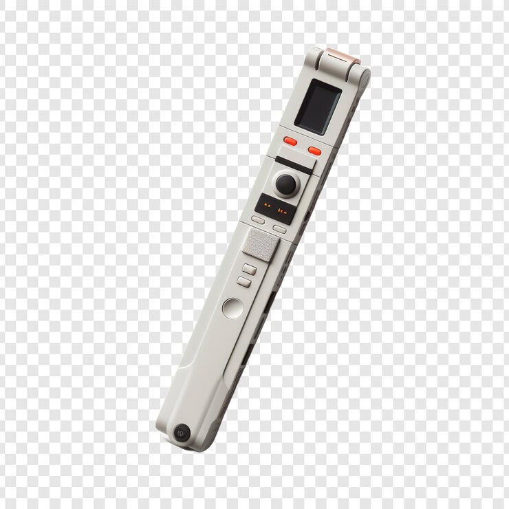 PSD recorder isolated on transparent background