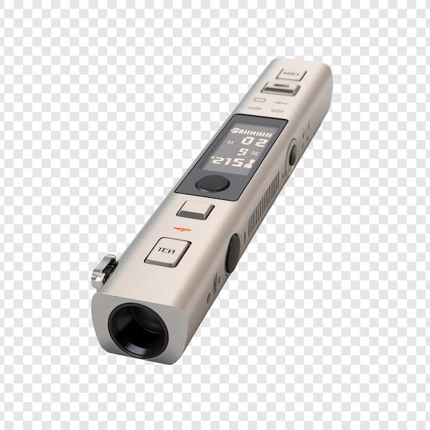 PSD recorder isolated on transparent background
