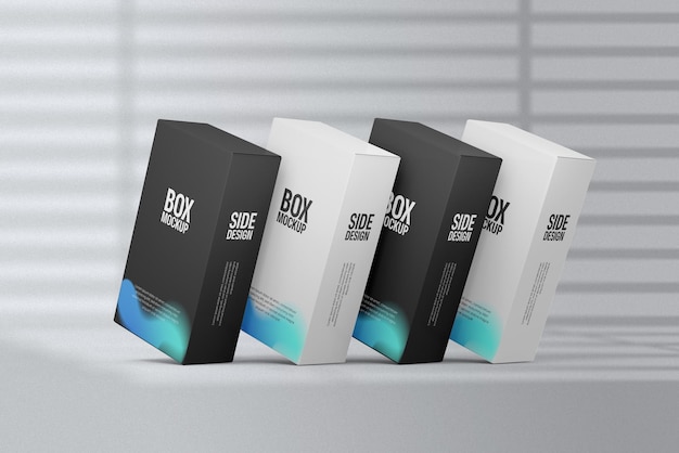 PSD rectangle box mockup