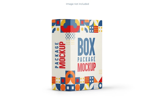 Rectangle box and product packaging box mockup for rectangle box mockup