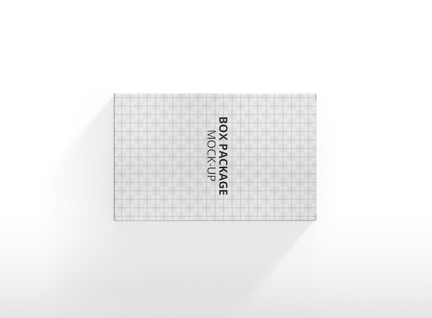 PSD rectangle box and product packaging box mockup for rectangle box mockup