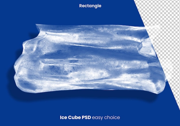 Rettangolo cubetti di ghiaccio blocco di ghiaccio bevanda fredda