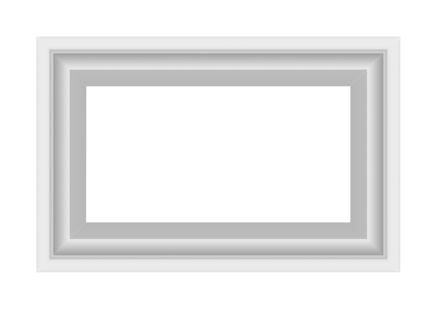 rectangular 3d photo frame transparent background