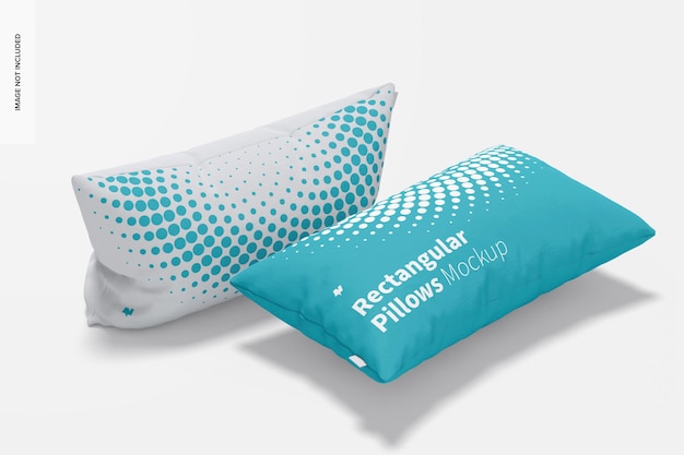 Rectangular pillows mockup