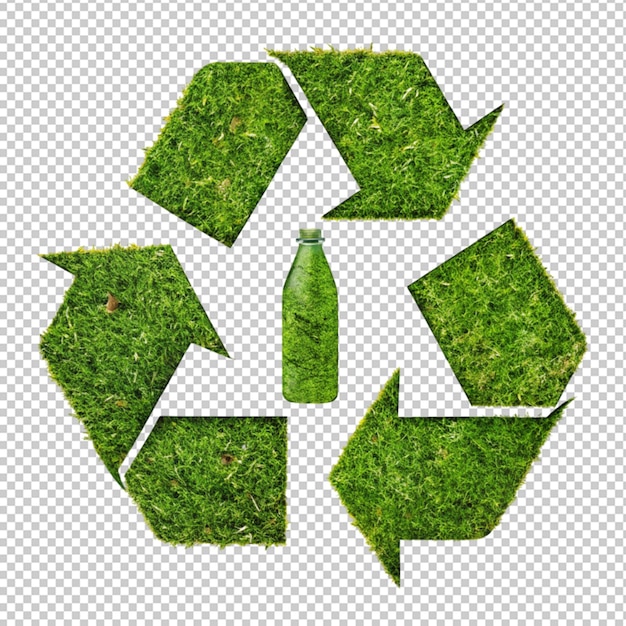 Recycle-icone op doorzichtige achtergrond