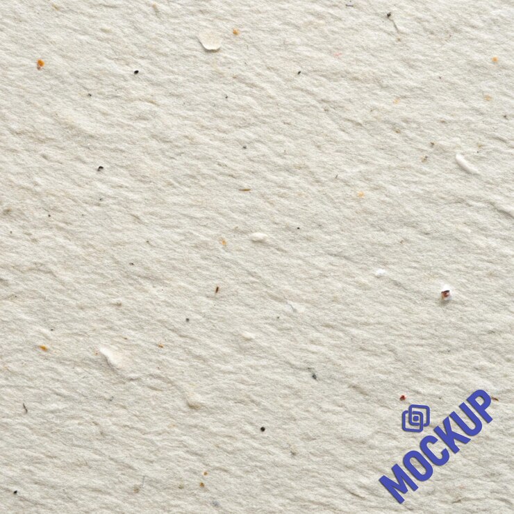 PSD recycled paper logo mockup