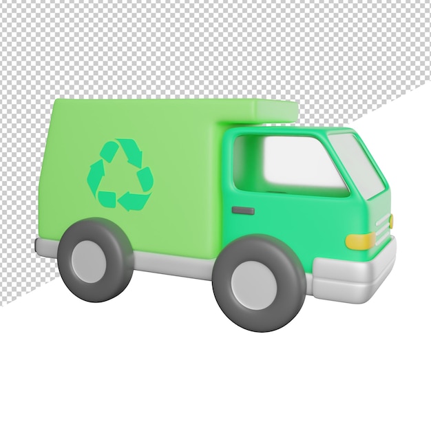 PSD recycling truck trash