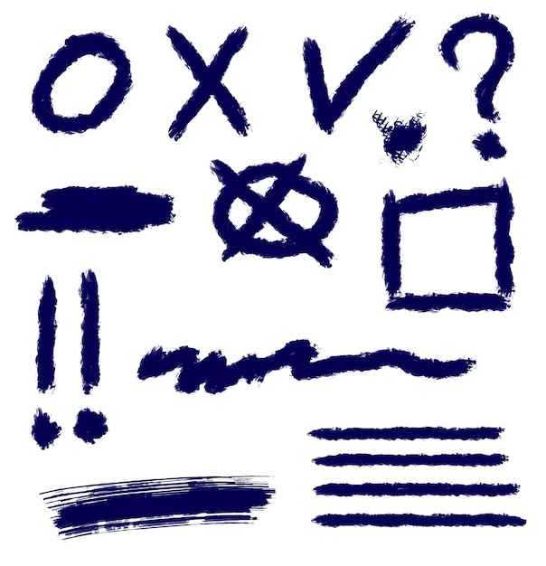 ręczne rysowanie elementów doodle