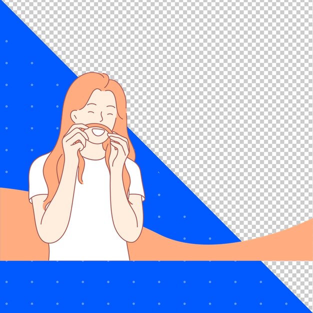 Ręcznie narysowane kobiety Ilustracja otwierająca nogę Styl Yoga Art PNG Przezroczyste tło