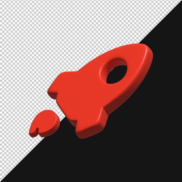 レッド 3D ロケット 成功とイノベーション