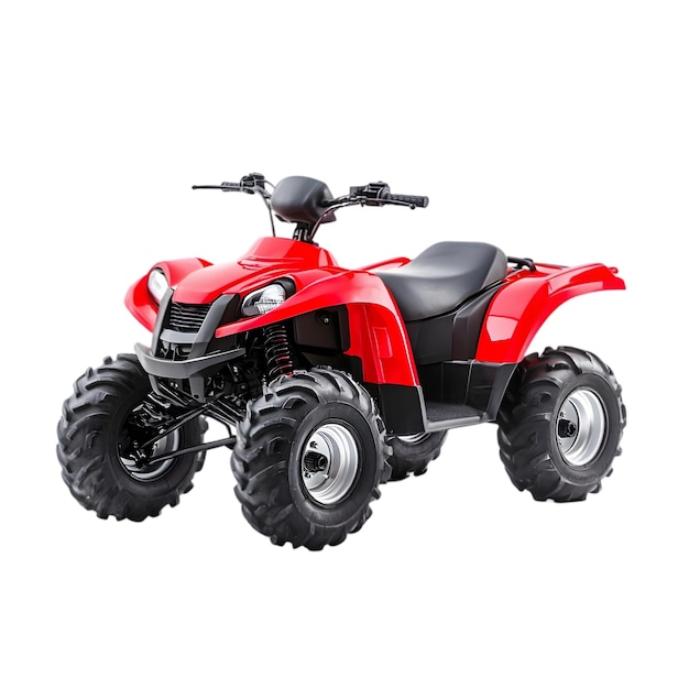 Red AllTerrain Vehicle ATV dla przygód off-road i eksploracji na świeżym powietrzu