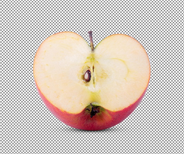 PSD red apple isolated