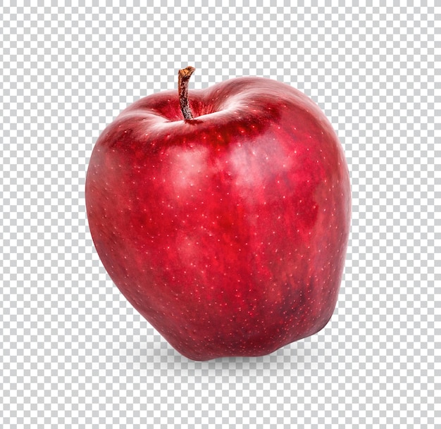 PSD red apple with isolated premium psd