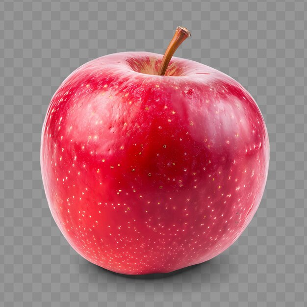 PSD a red apple with a white speckled background