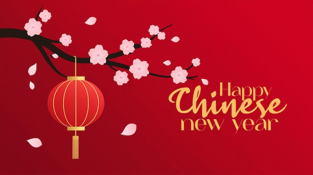 a red background design for chinese new year