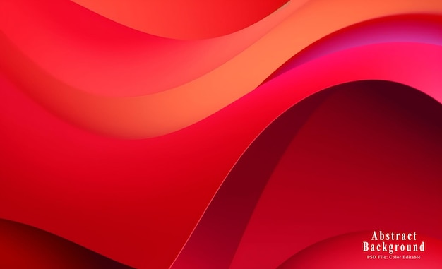 red background simple red wave shaped background red gradient background minimalist style