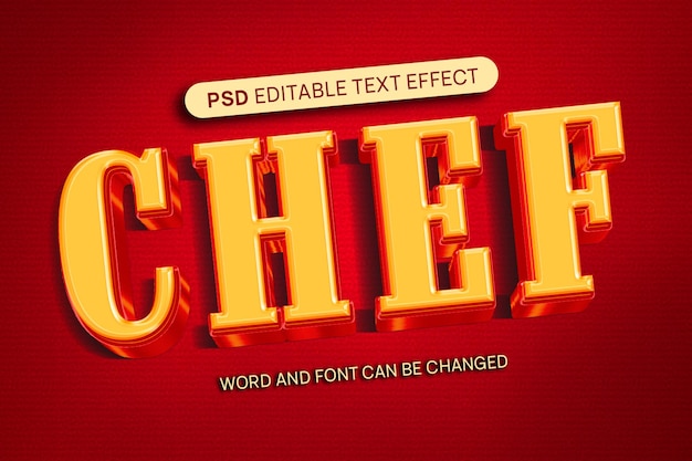 A red background with the word text effect in red.