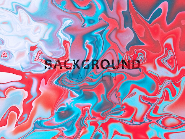 PSD red and blue background with a liquid marble texture