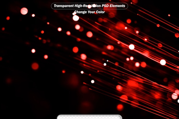 PSD red bokeh background