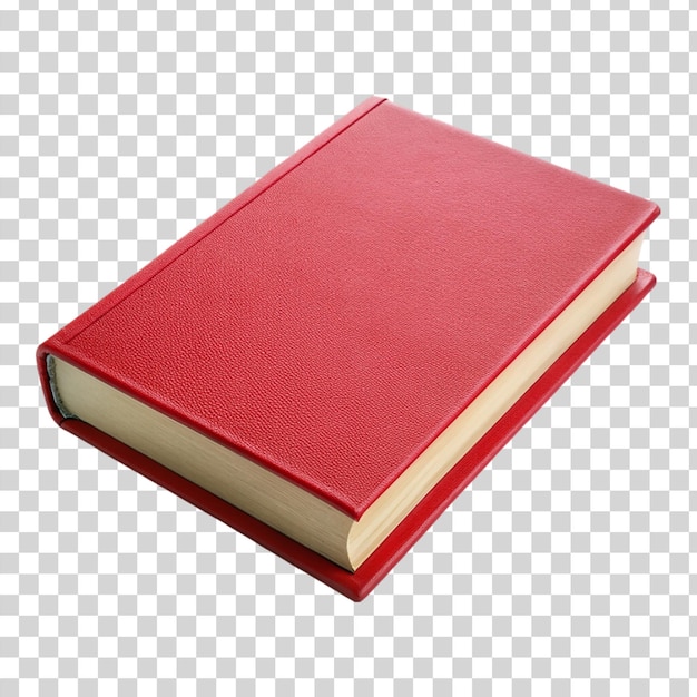 PSD red book isolated on transparent background