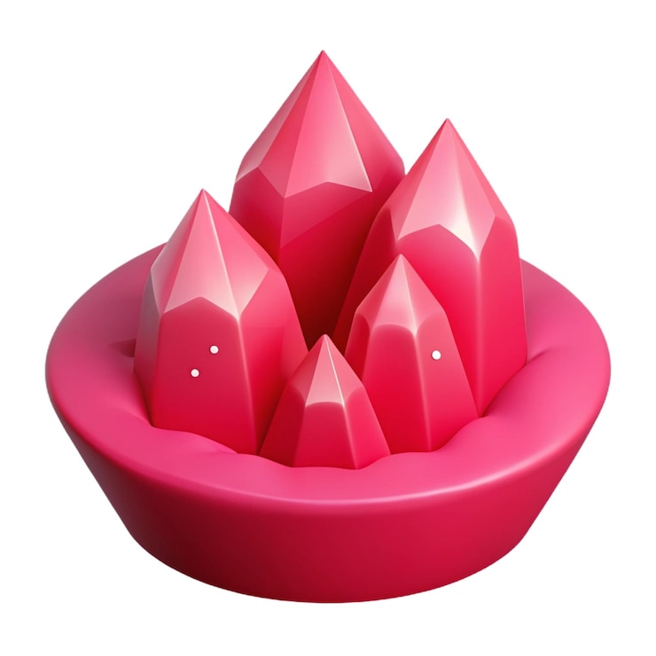 PSD a red bowl with tiny figures in it