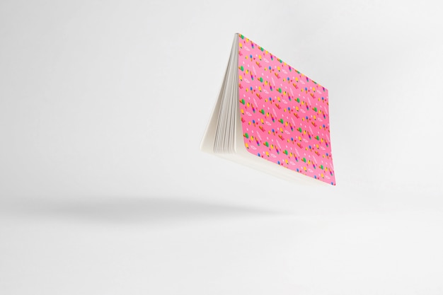 red brochure cover mockup