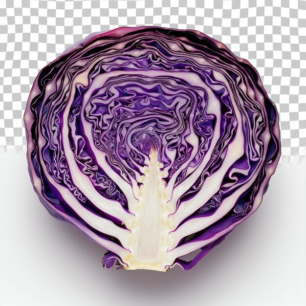 PSD a red cabbage with the word celery on it