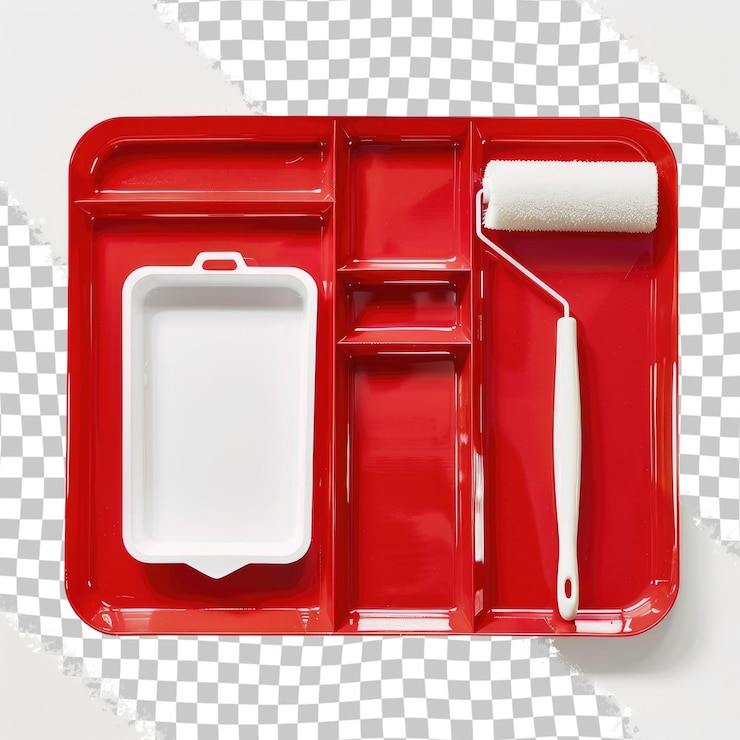 PSD a red container with a white lid that says quot no lid quot