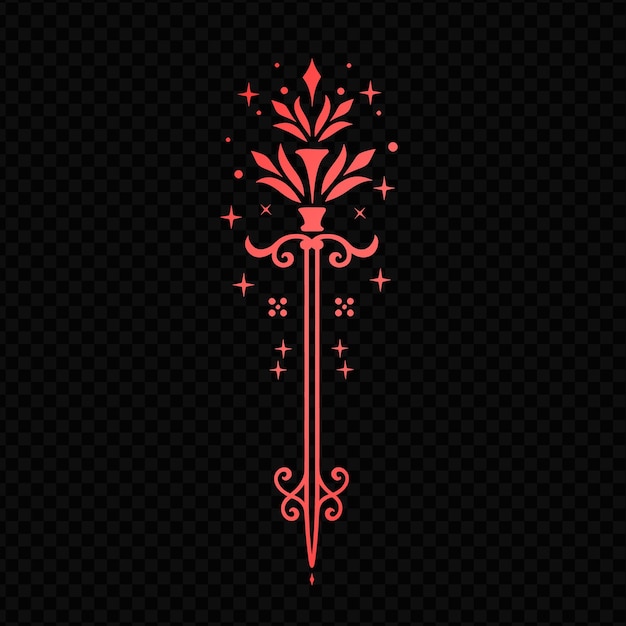 PSD red design on a black background