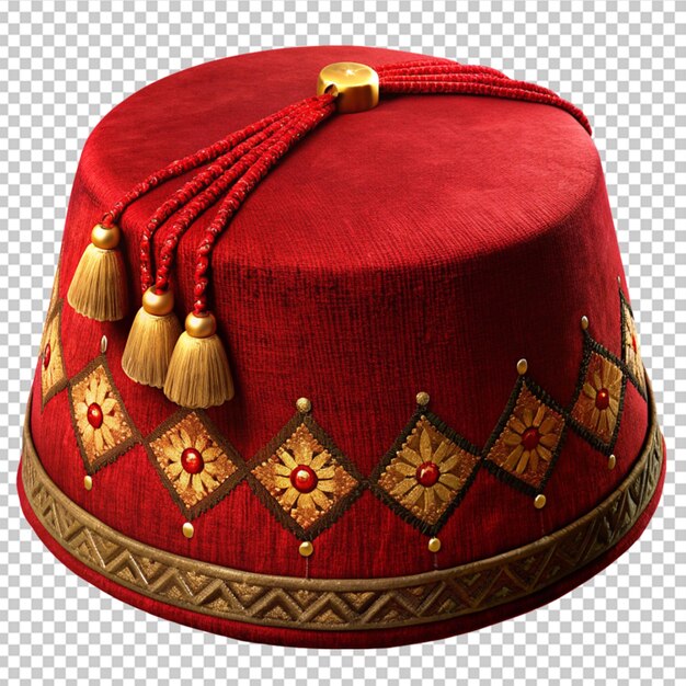 Un cappello di fez rosso