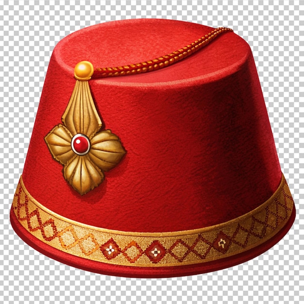 A red fez hat